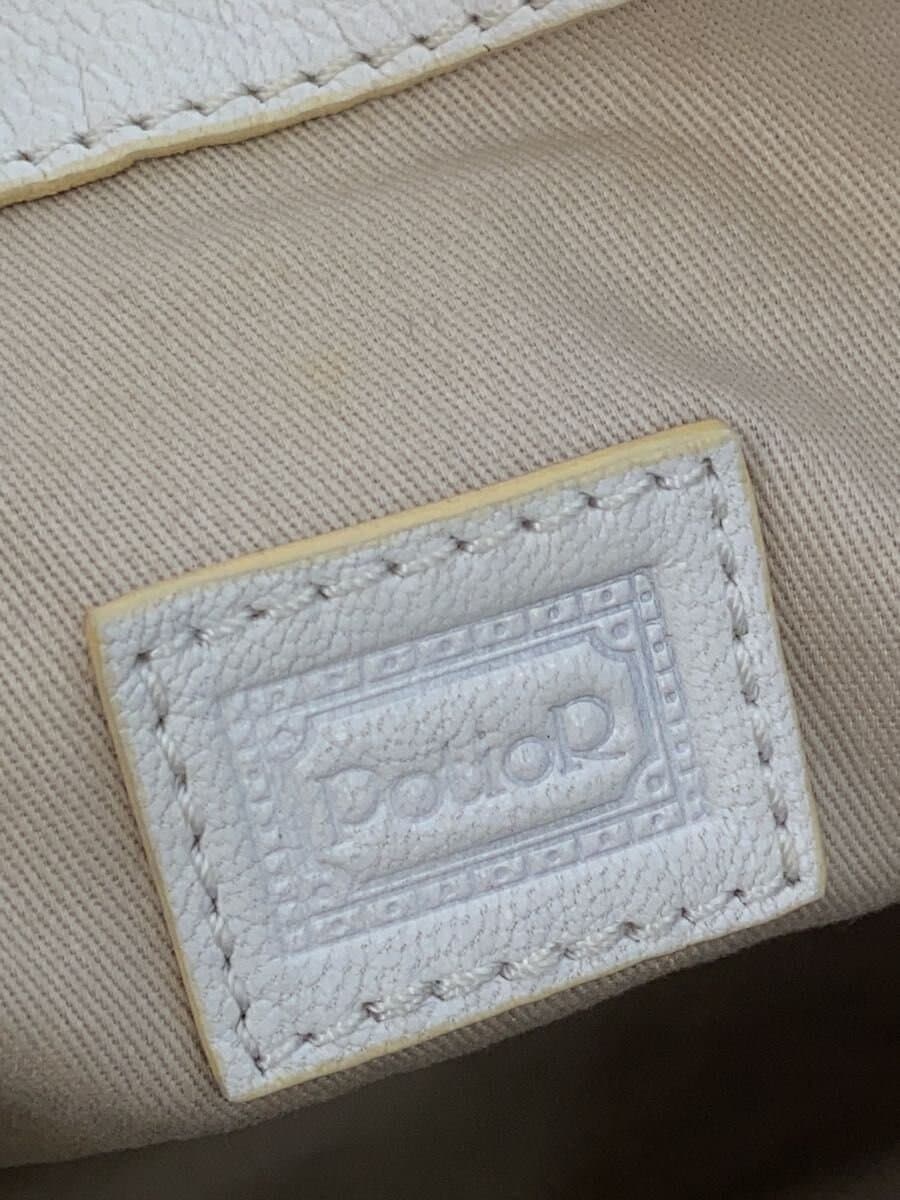 Potio R2-Way Handbag Tote Bag Leather WHT 5