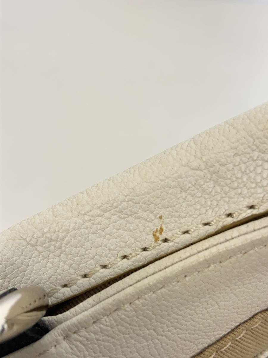 Potio R2-Way Handbag Tote Bag Leather WHT 8