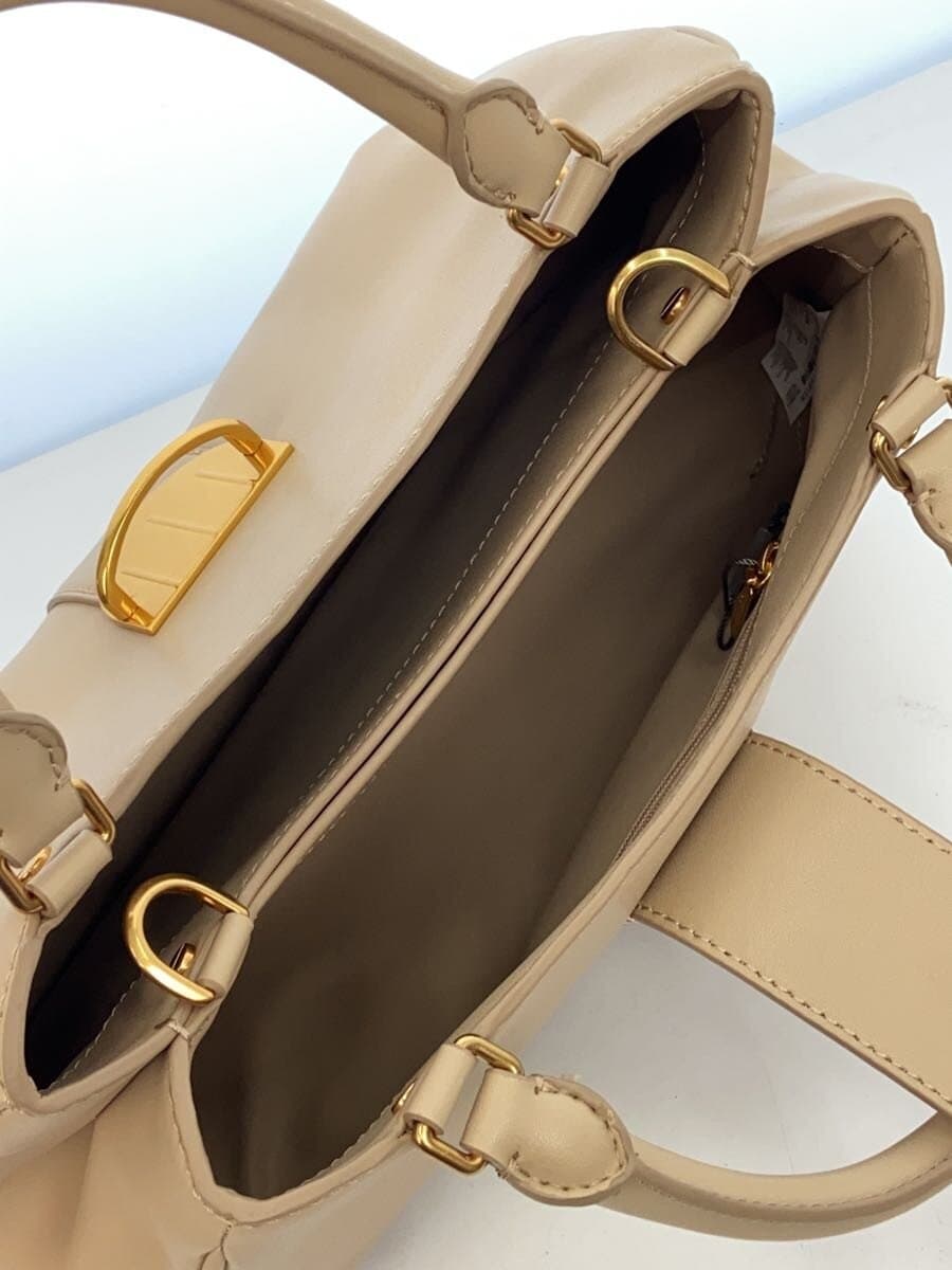 CHARLES&KEITH Buckle Do Tote Bag Bag BEG Solid CK2-30270758 6