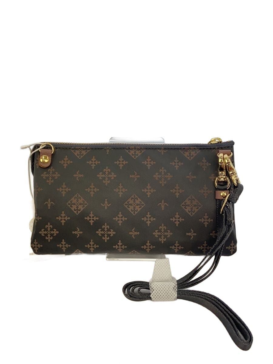 russet Wallet Shoulder Bag Polyester GRY All Over Pattern