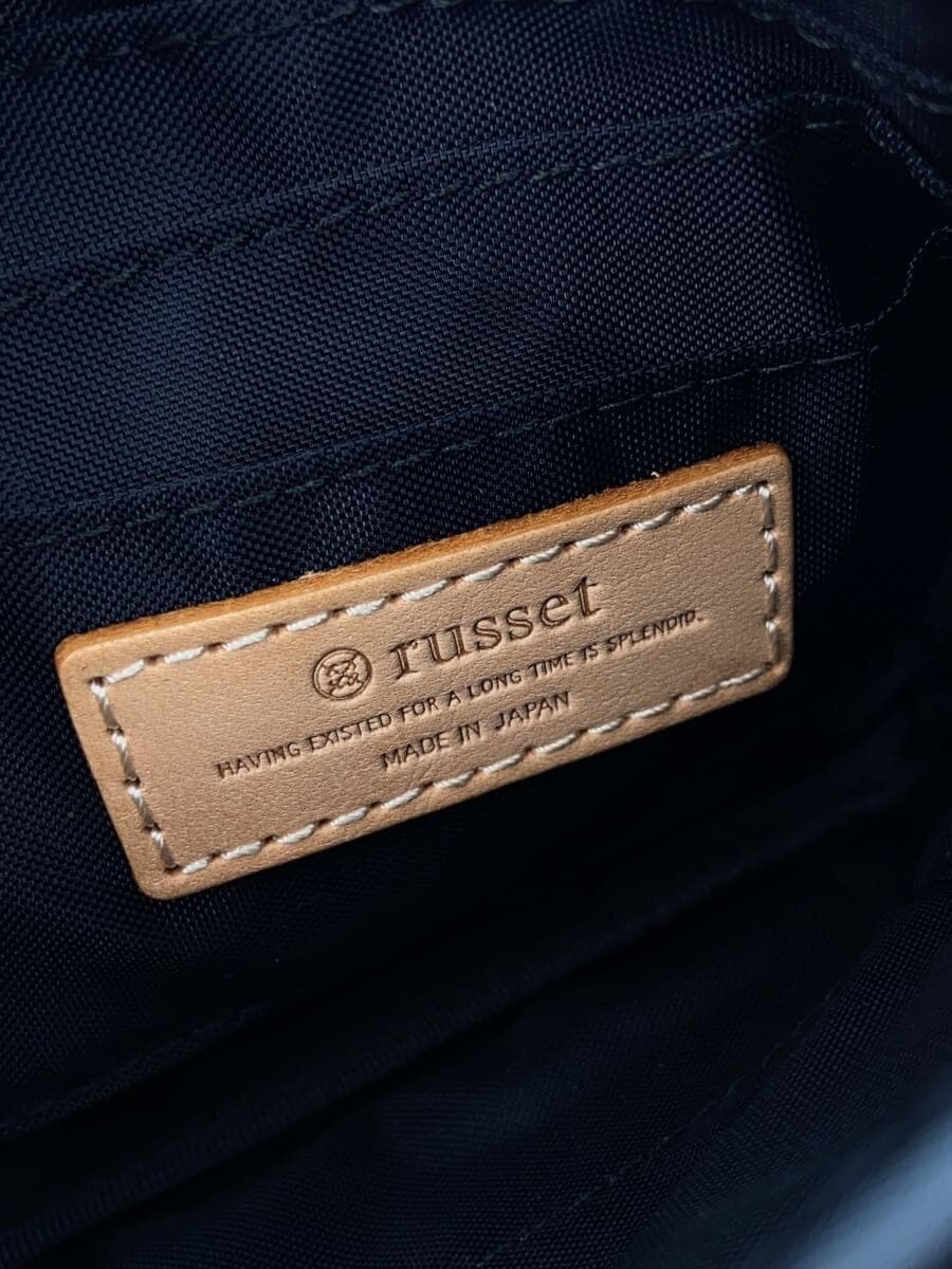 russet Wallet Shoulder Bag Polyester GRY All Over Pattern 5