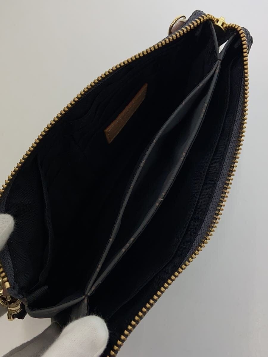 russet Wallet Shoulder Bag Polyester GRY All Over Pattern 6