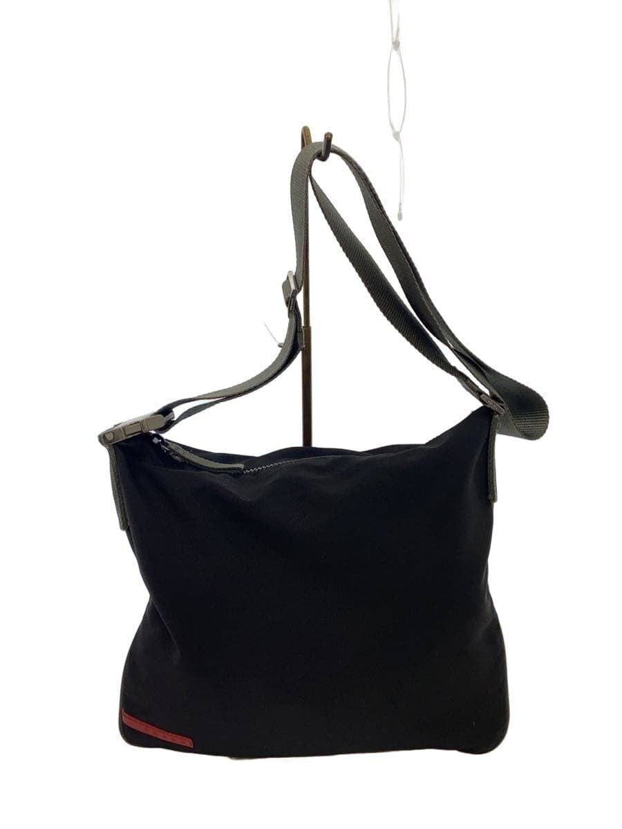 PRADA Shoulder Bag BLK Solid 4VA433