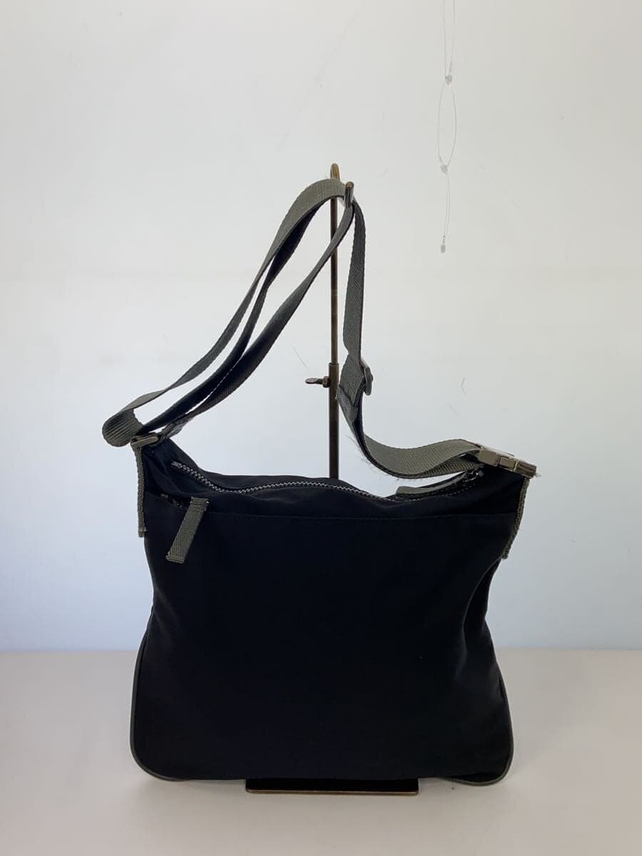 PRADA Shoulder Bag BLK Solid 4VA433 3
