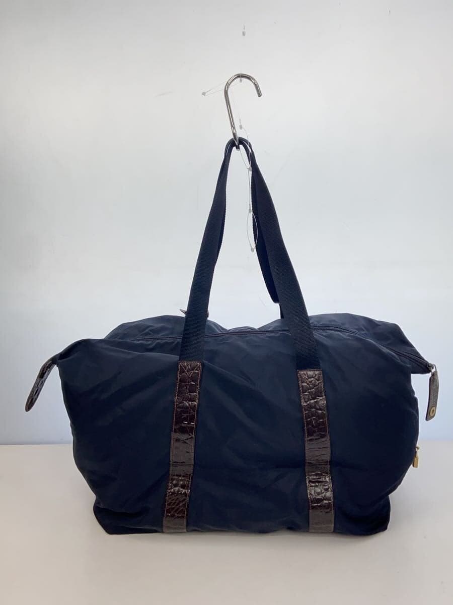 PRADA Boston bag Nylon NVY 3