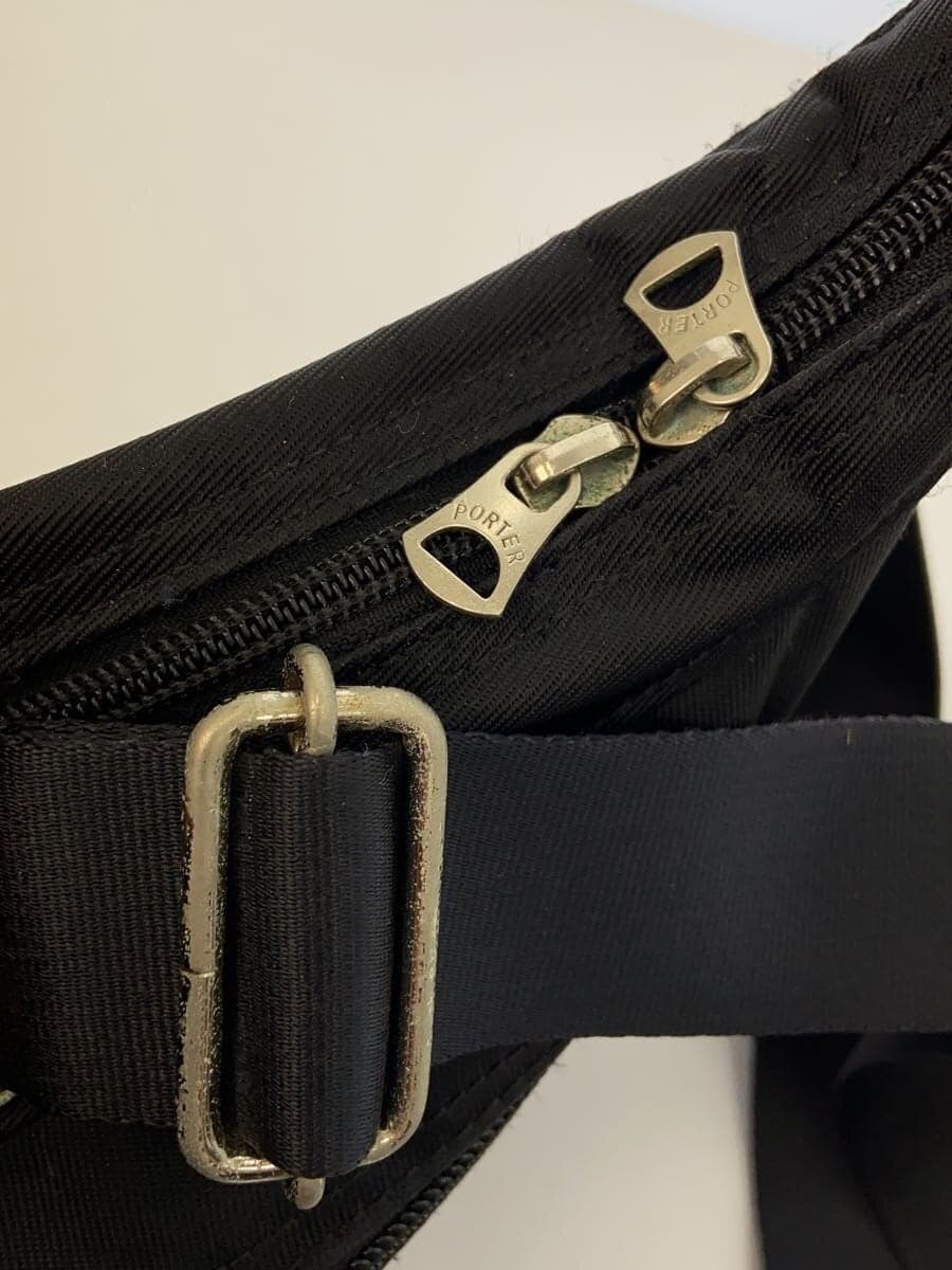 PORTER docomo Docomo Collaboration Banana Shoulder Shoulder Bag BLK Solid Color 7