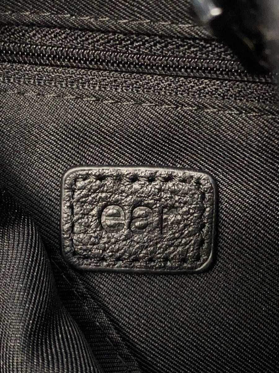 ear PAPILLONNER Shoulder Bag Leather BLK 5