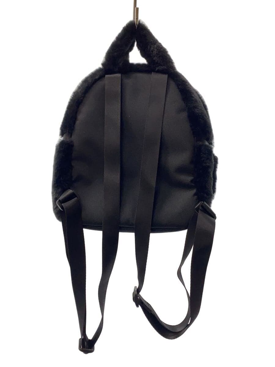 NIKE Backpack Faux Fur BLK Solid 3
