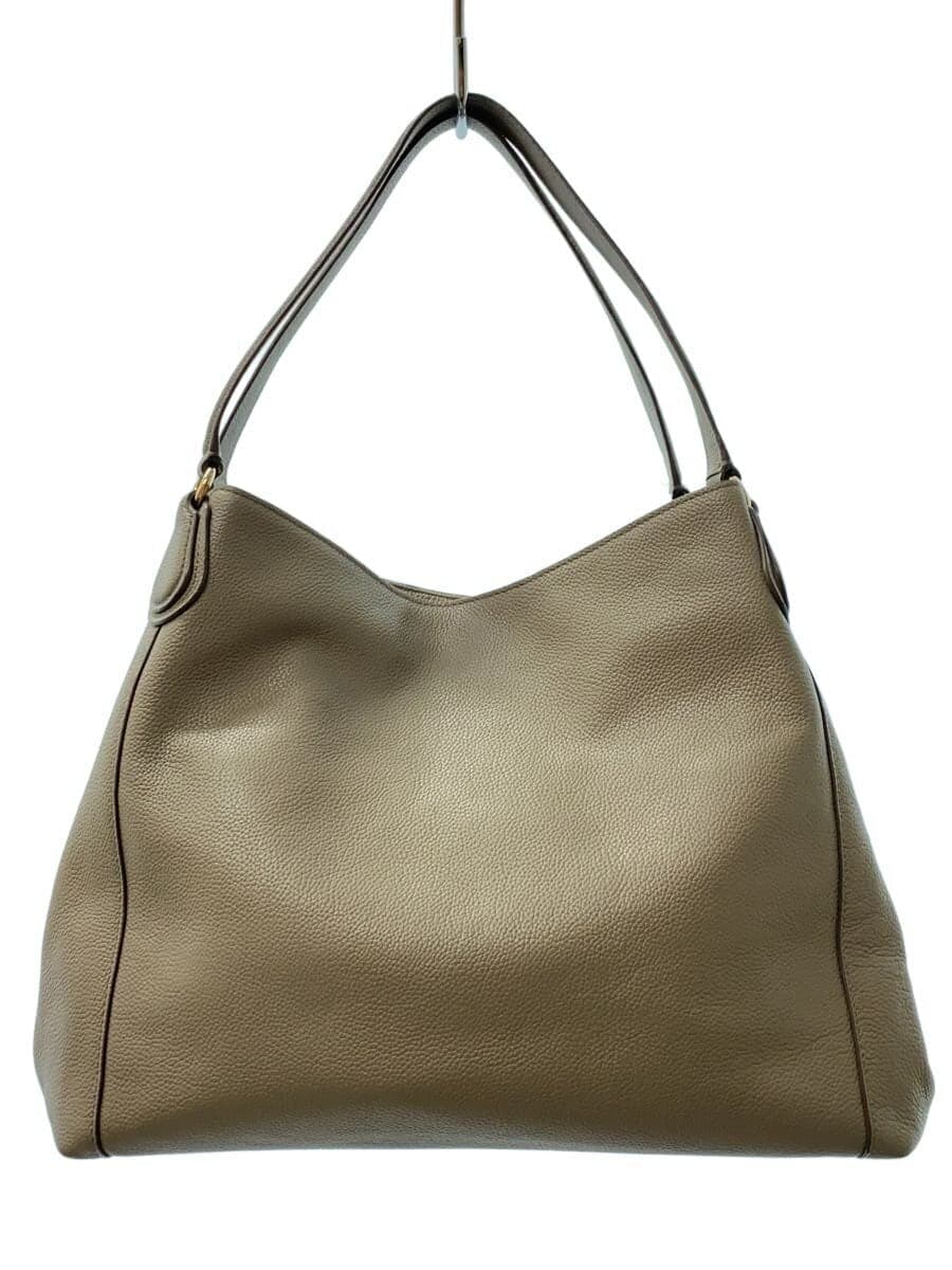 COACH Shoulder Bag_All Leather Leather GRY Solid 3