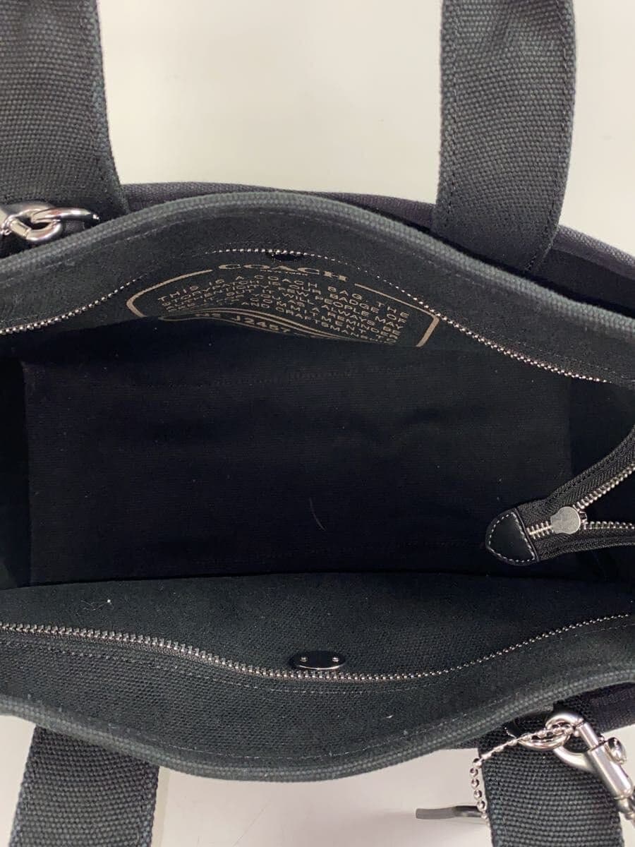 COACH Cargo Tote Canvas Black CP158 6