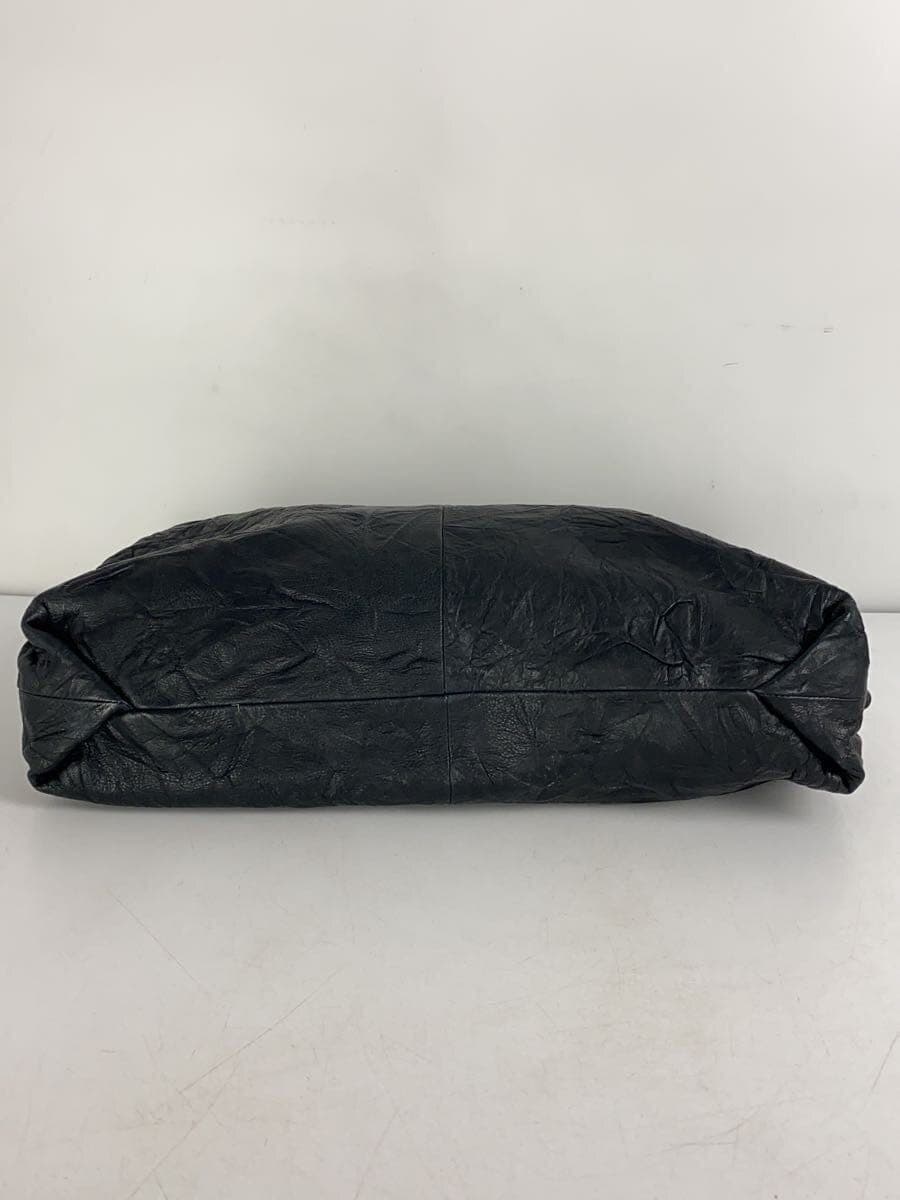 GENTEN Shoulder Bag Leather Black 4