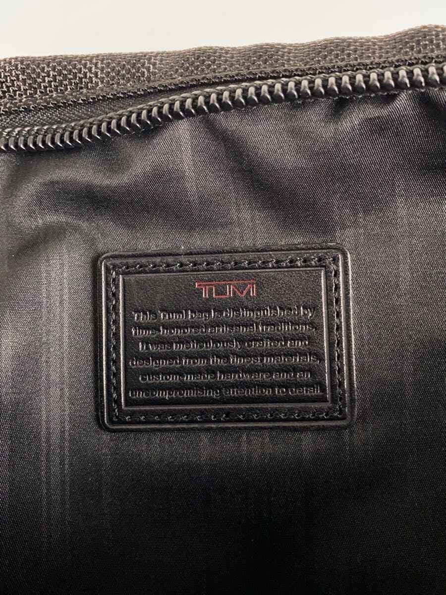 TUMI business bag PVC black plain 5