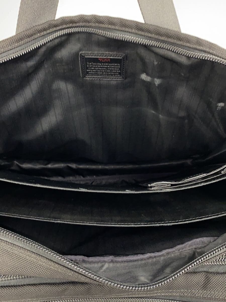 TUMI business bag PVC black plain 6