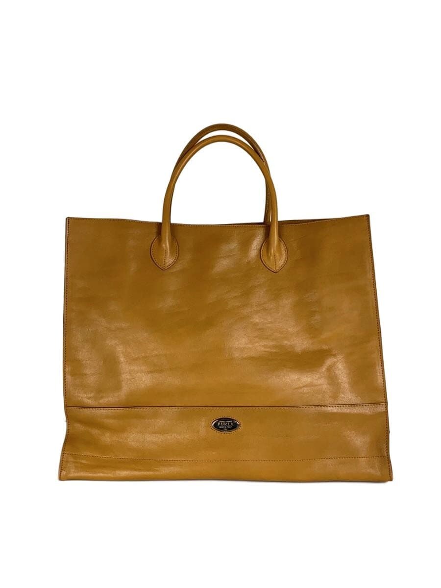 FURLA Tote Bag Leather Camel