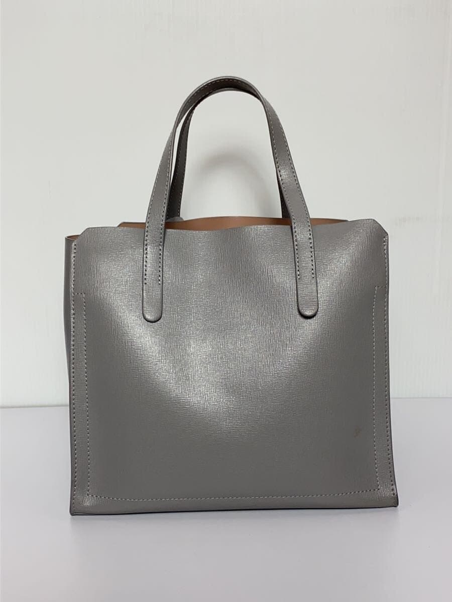 FURLA handbag leather GRY 3