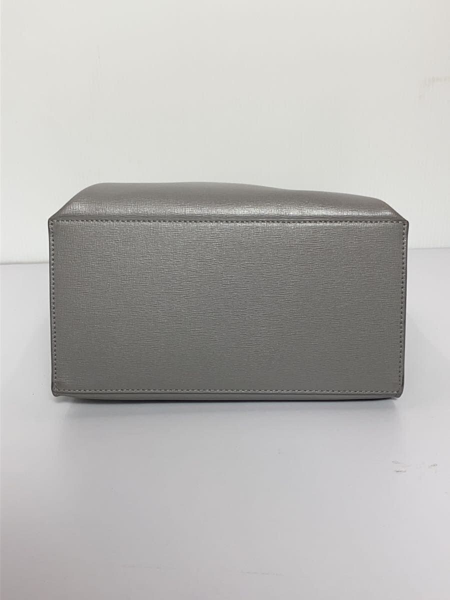 FURLA handbag leather GRY 4