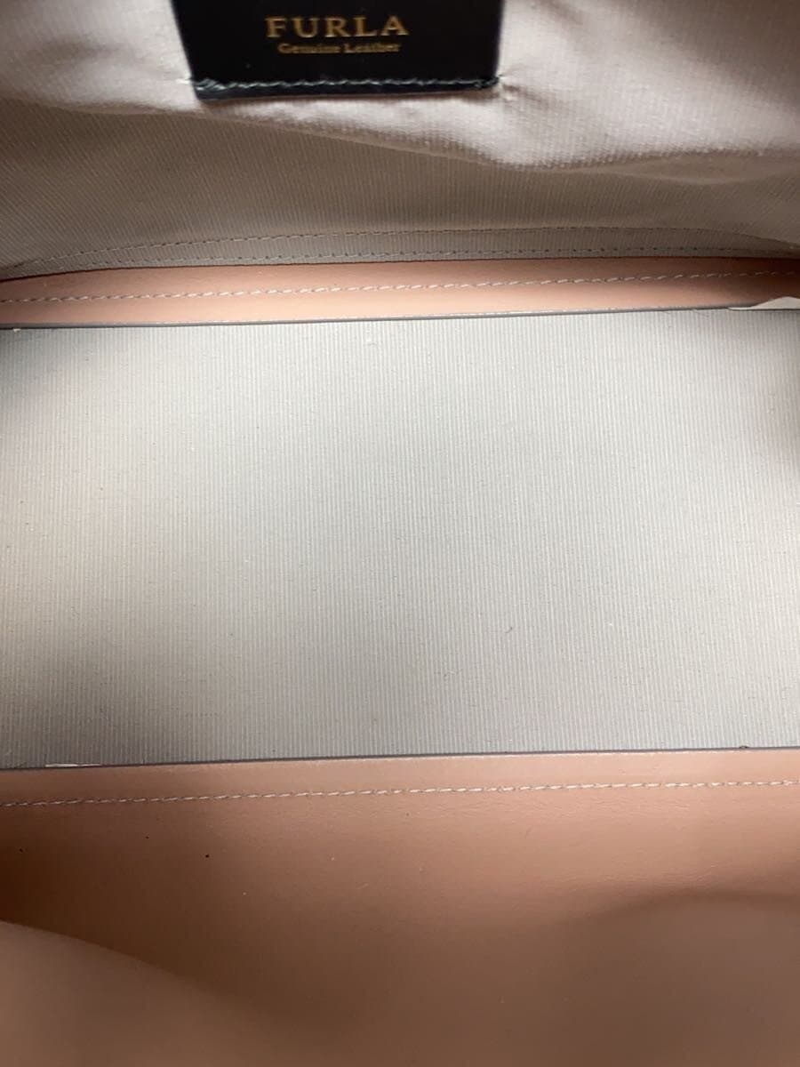 FURLA handbag leather GRY 6