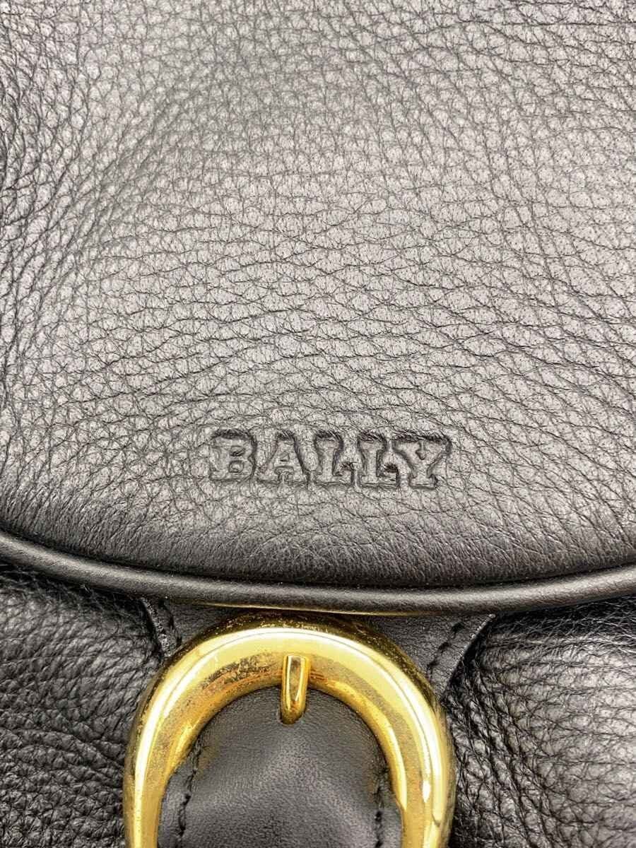 BALLY Backpack Leather Black Solid 5