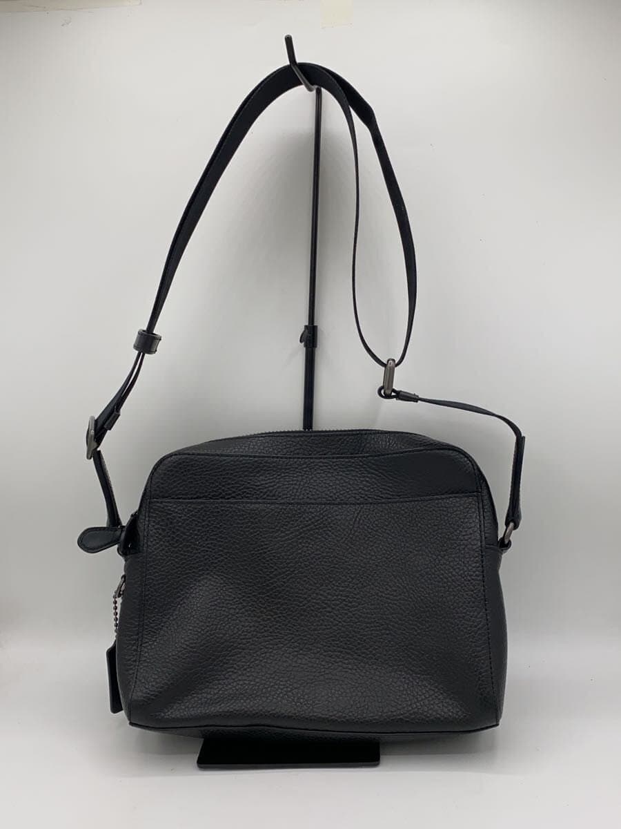 COACH Shoulder Bag Leather BLK Solid 91484 3