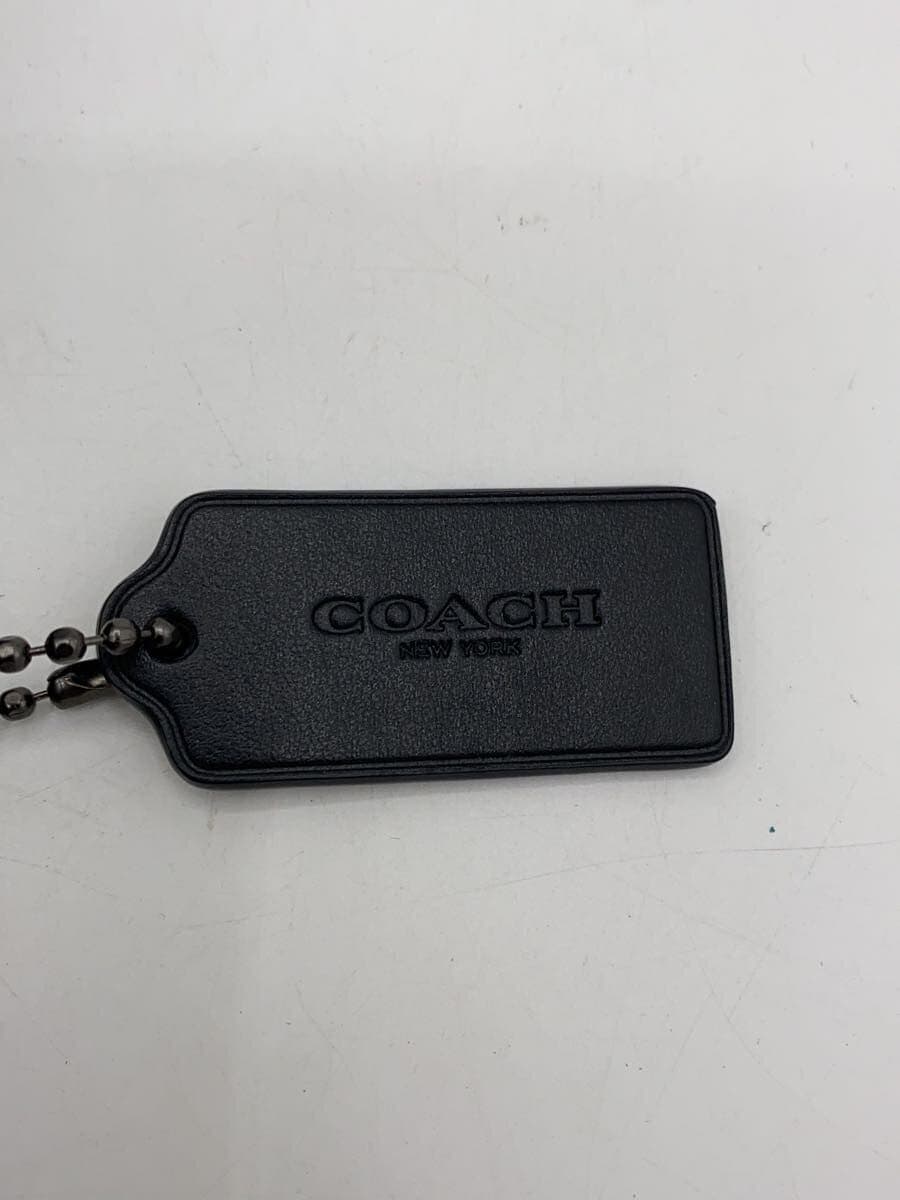 COACH Shoulder Bag Leather BLK Solid 91484 5