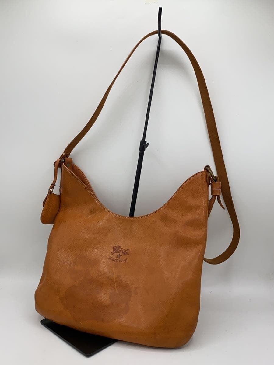 IL BISONTE Shoulder Bag Cowhide BRW Solid 5472300111 2