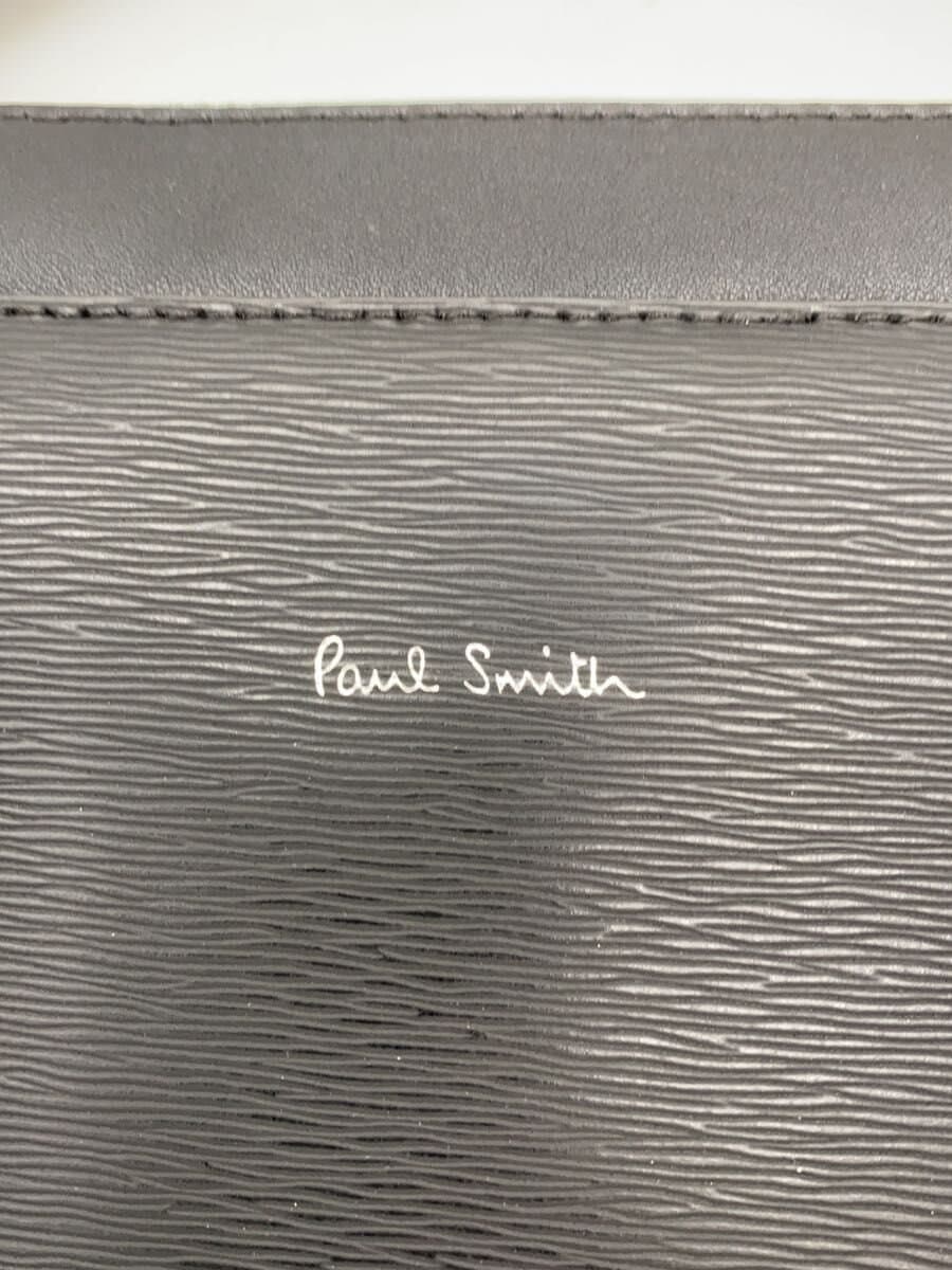 Paul Smith Briefcase Leather BLK Solid 5