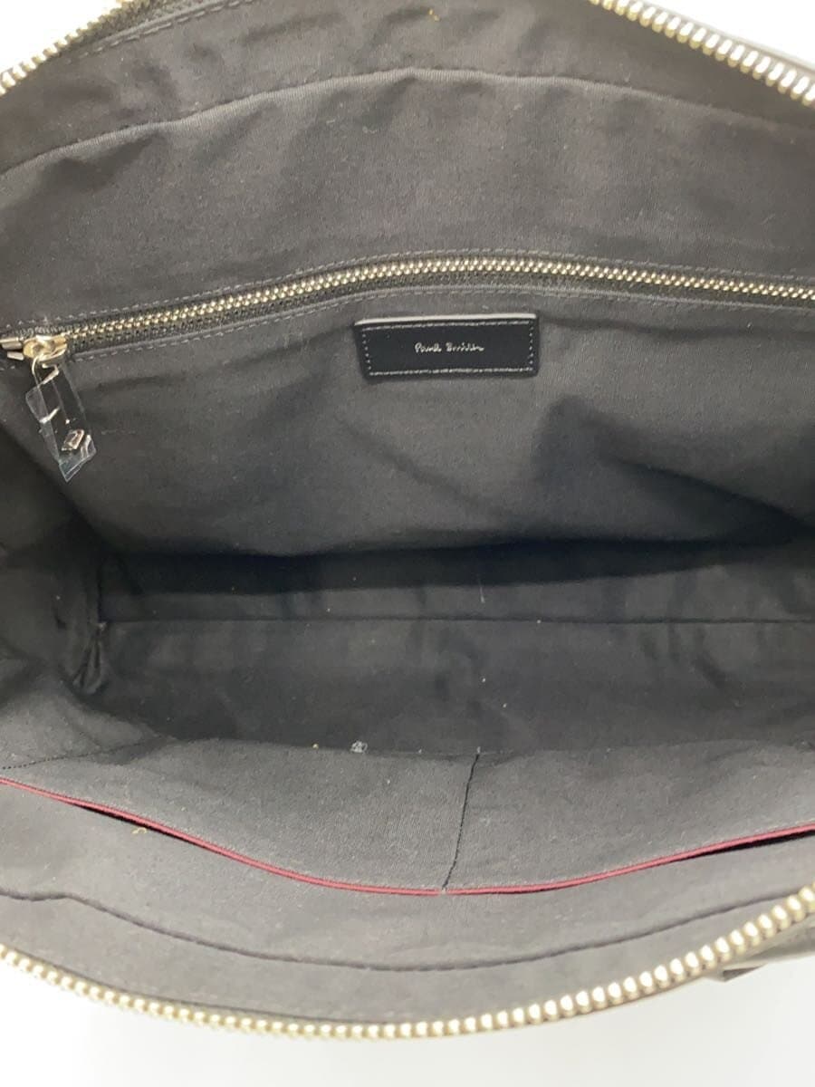 Paul Smith Briefcase Leather BLK Solid 6