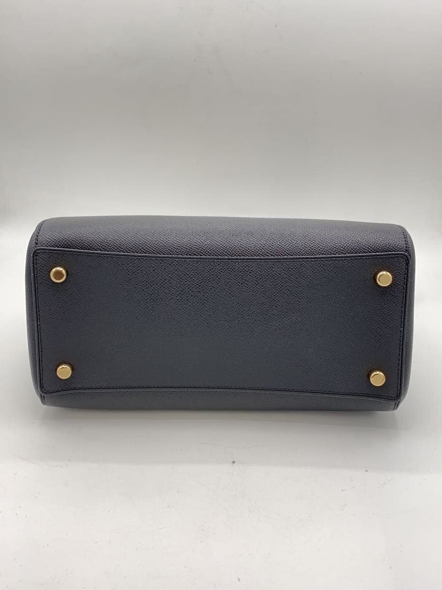 COACH2-Way Ro One Satchel_Black Leather BLK Solid 4