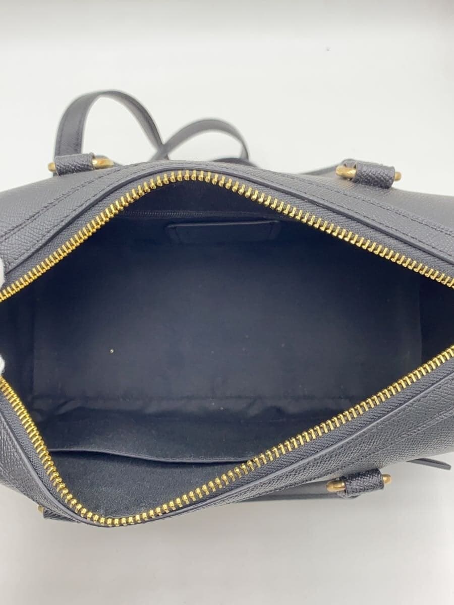 COACH2-Way Ro One Satchel_Black Leather BLK Solid 6