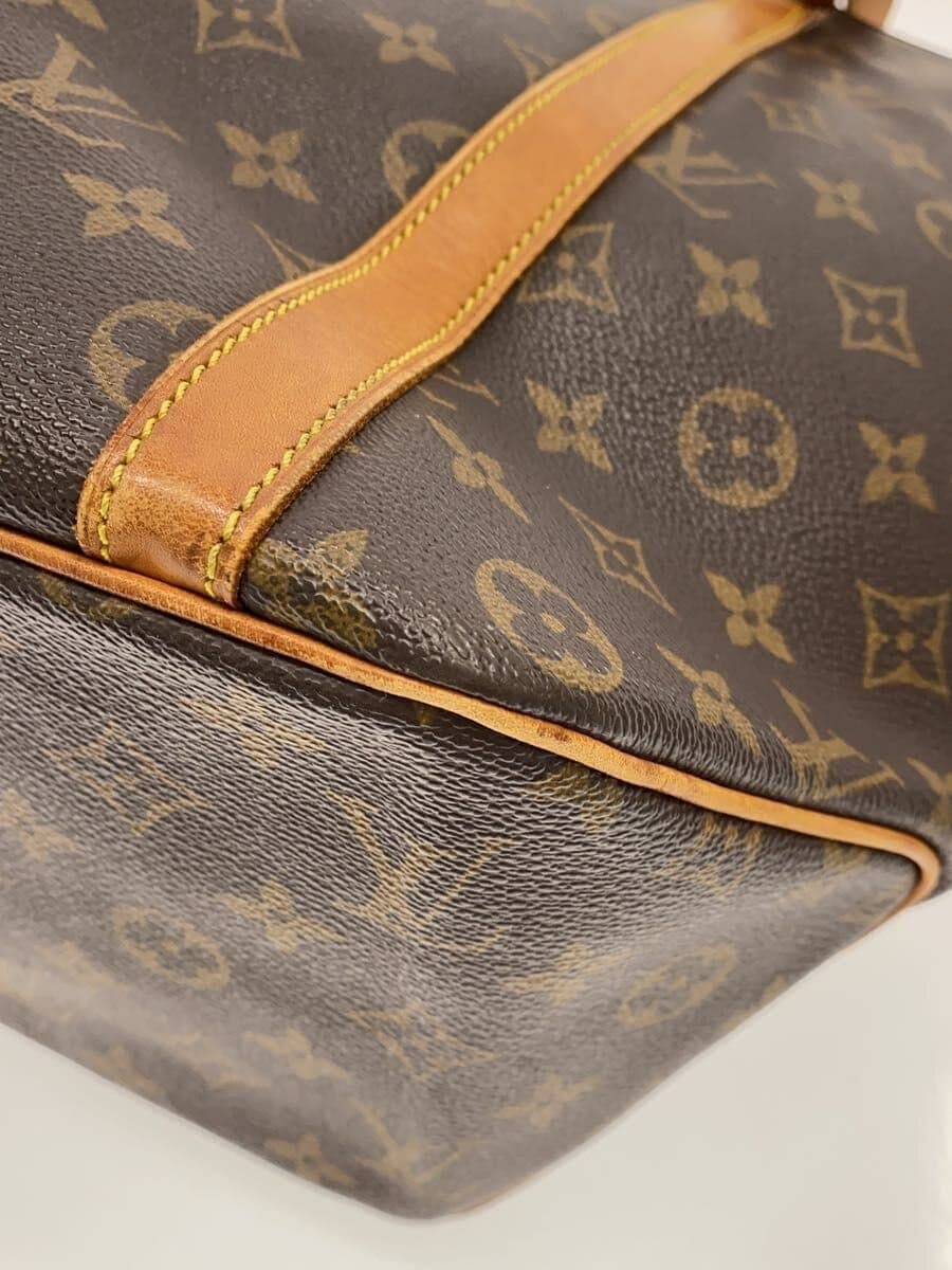 LOUIS VUITTON Sack Shopper ping_Monogram Canvas PVC BRW All Over Pattern 7