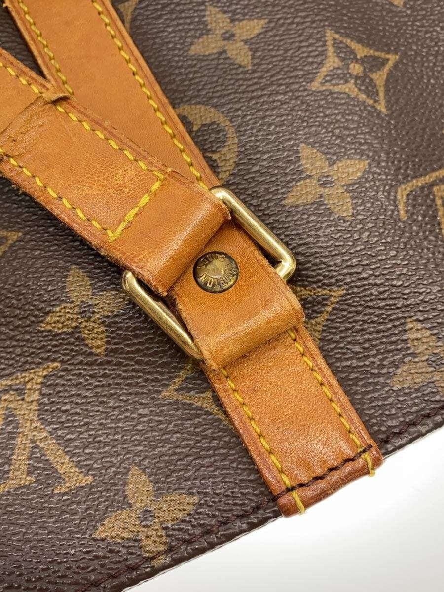 LOUIS VUITTON Sack Shopper ping_Monogram Canvas PVC BRW All Over Pattern 8