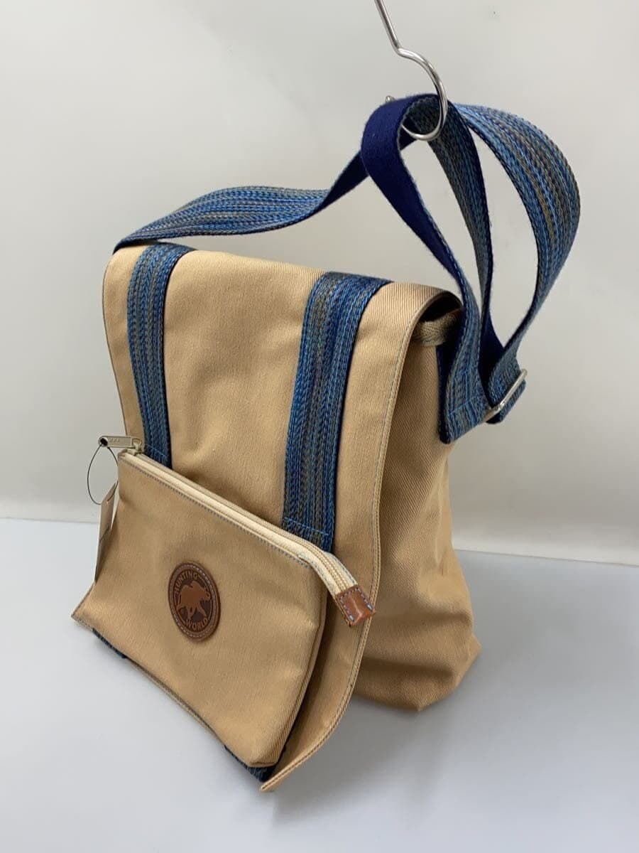 HUNTING WORLD shoulder bag canvas BEG 2