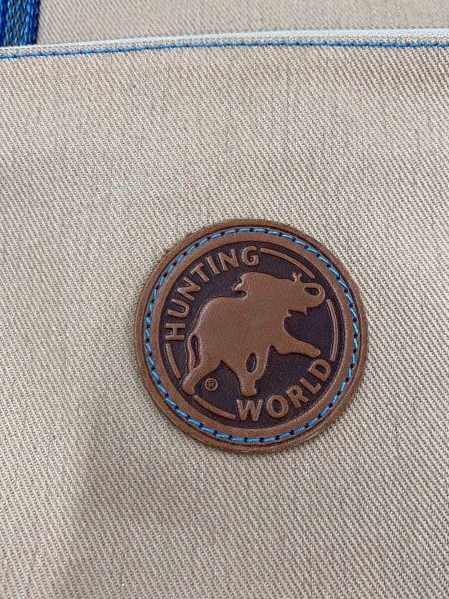 HUNTING WORLD shoulder bag canvas BEG 5