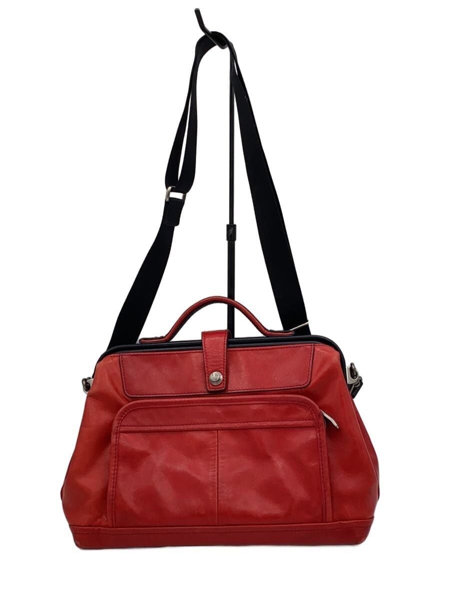 ARTPHERE Shoulder Bag Leather RED Plain