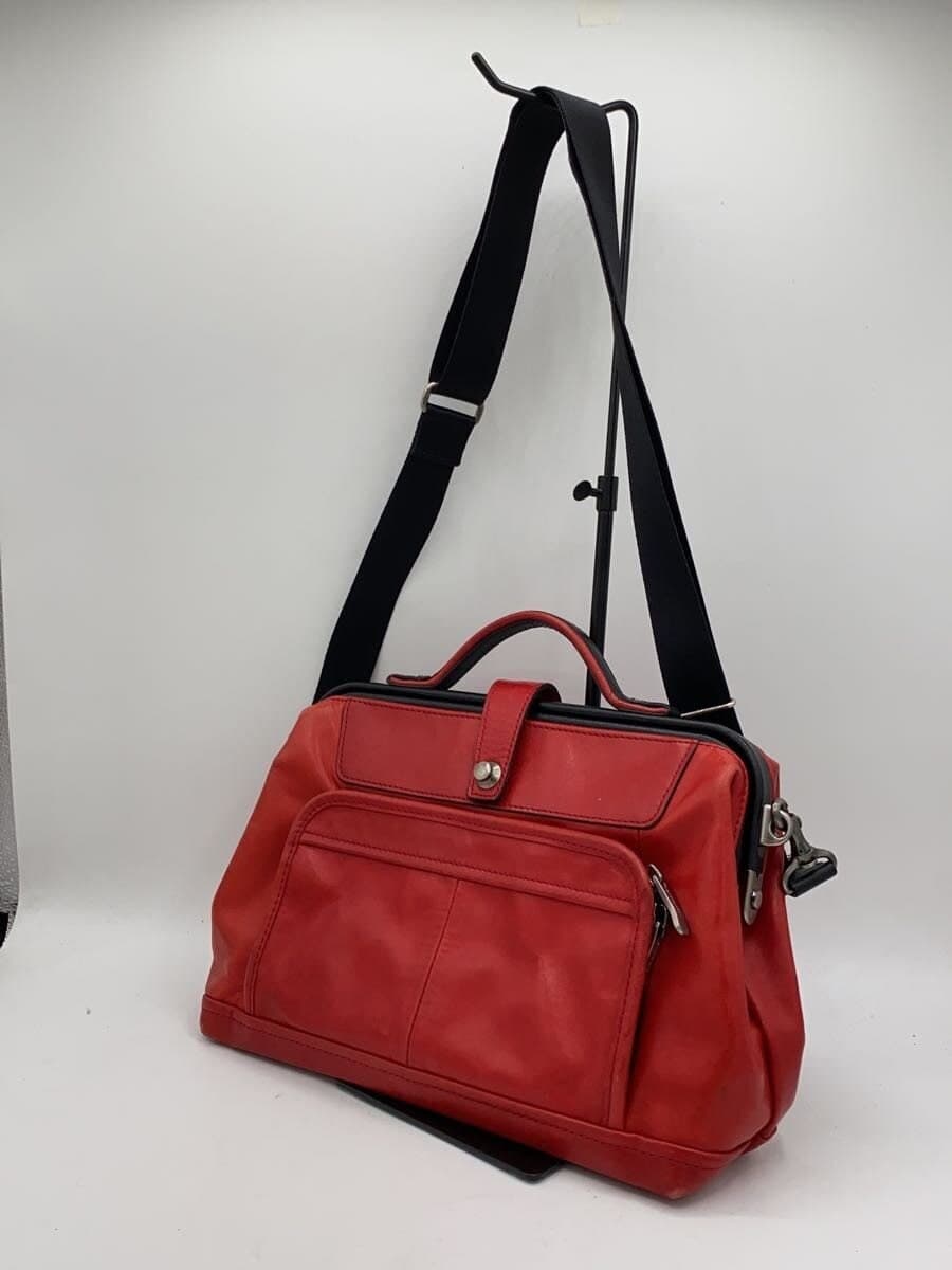 ARTPHERE Shoulder Bag Leather RED Plain 2