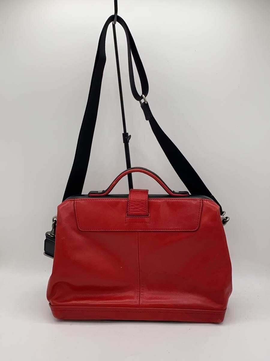 ARTPHERE Shoulder Bag Leather RED Plain 3