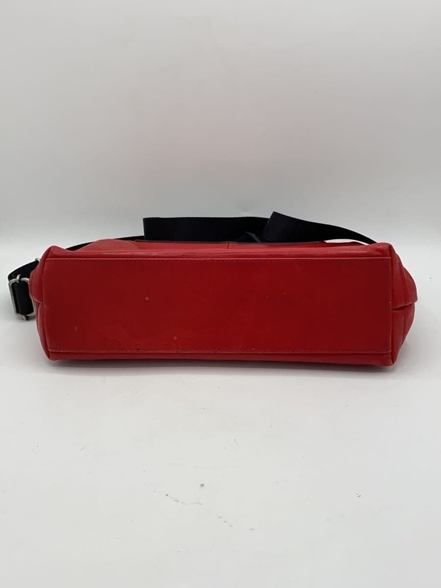 ARTPHERE Shoulder Bag Leather RED Plain 4