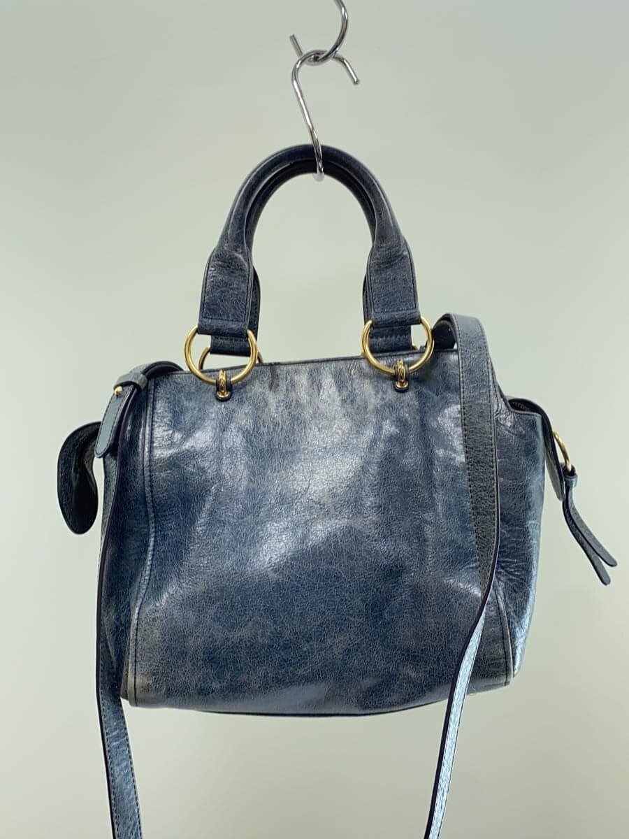 SEE BY CHLOE shoulder bag leather indigo plain 3