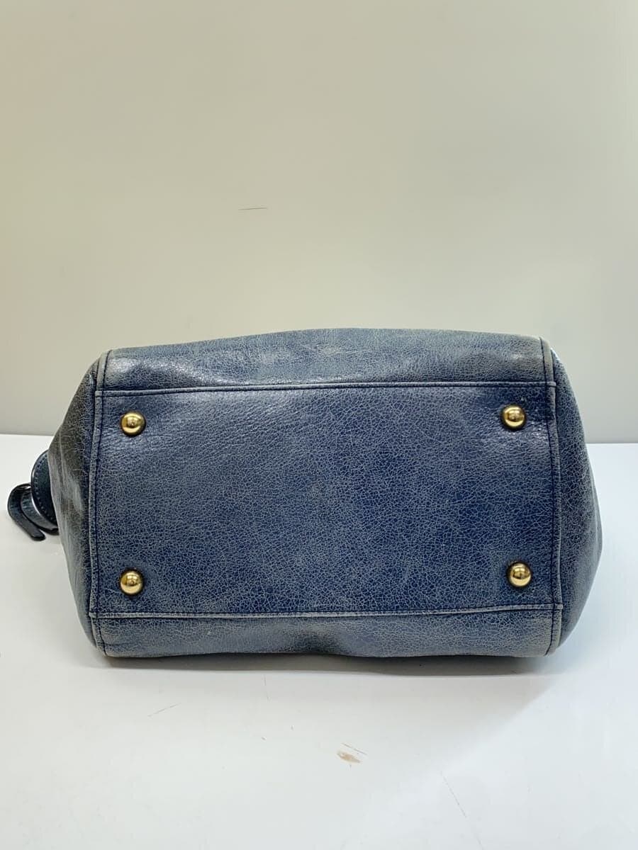 SEE BY CHLOE shoulder bag leather indigo plain 4