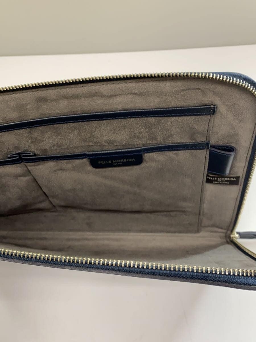 PELLE MORBIDA Second Bag NVY 6