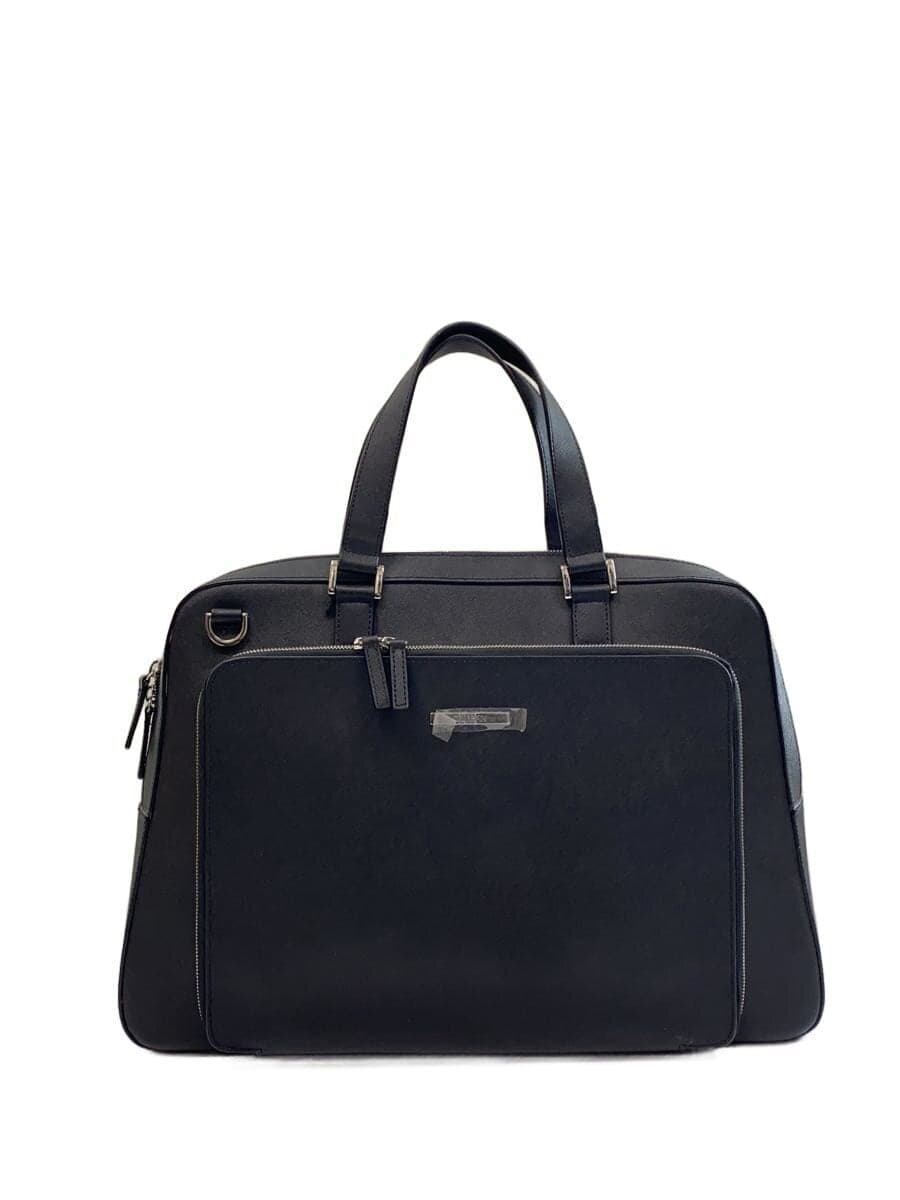 DURBAN Briefcase Cowhide BLK Solid 1607481010