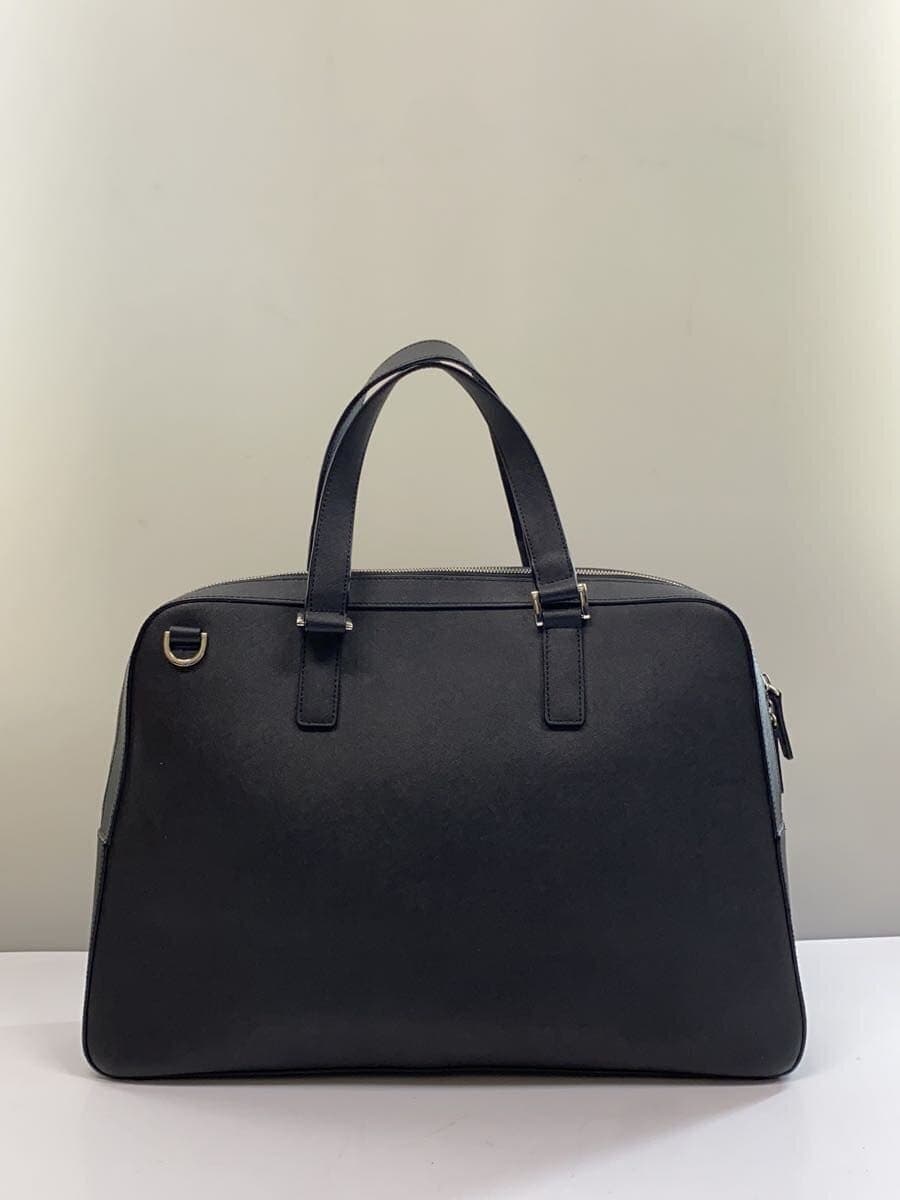 DURBAN Briefcase Cowhide BLK Solid 1607481010 3