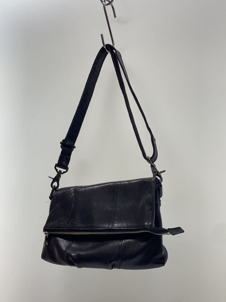 DECADE Shoulder Bag Leather BLK Solid 2