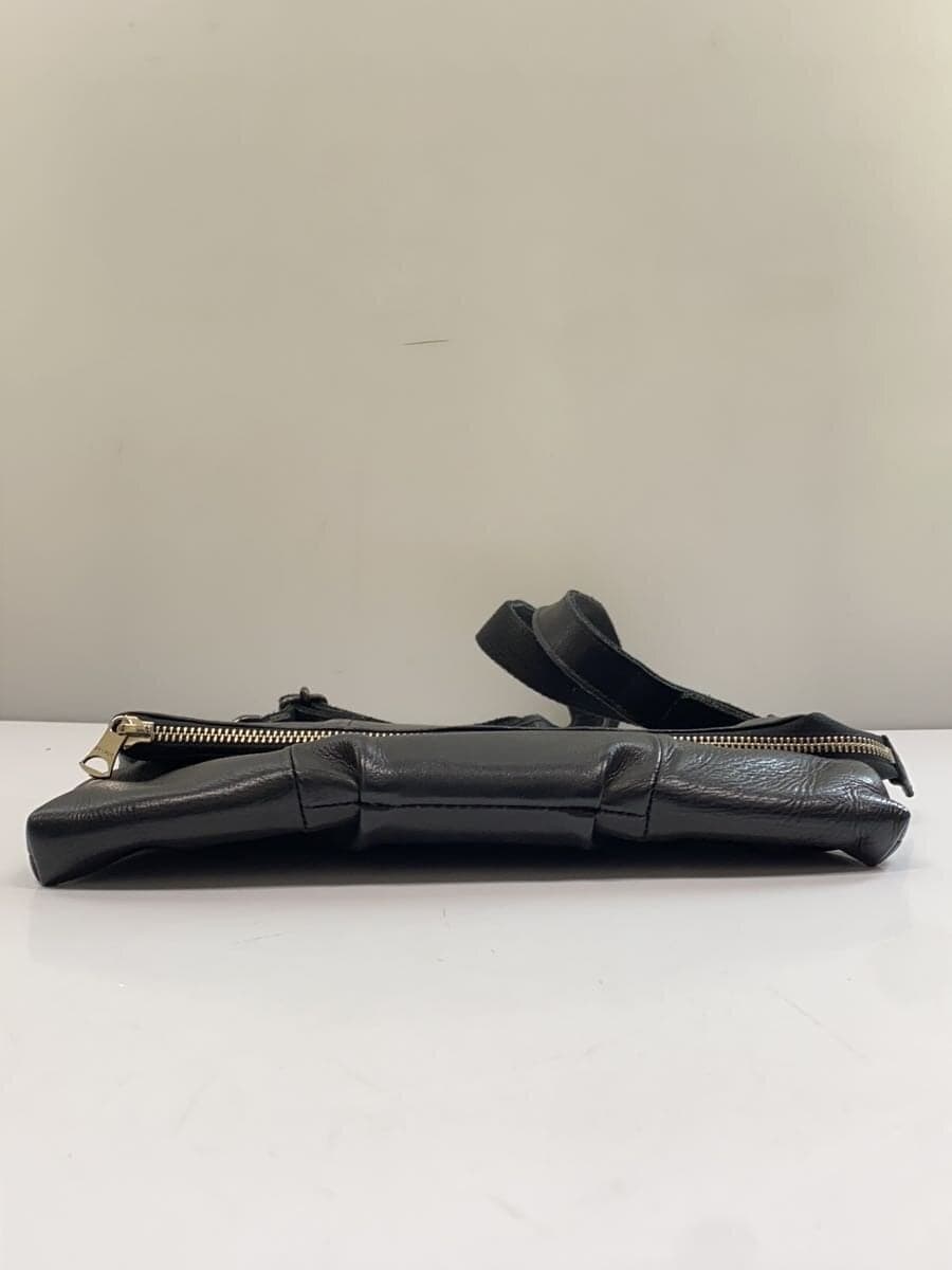 DECADE Shoulder Bag Leather BLK Solid 4