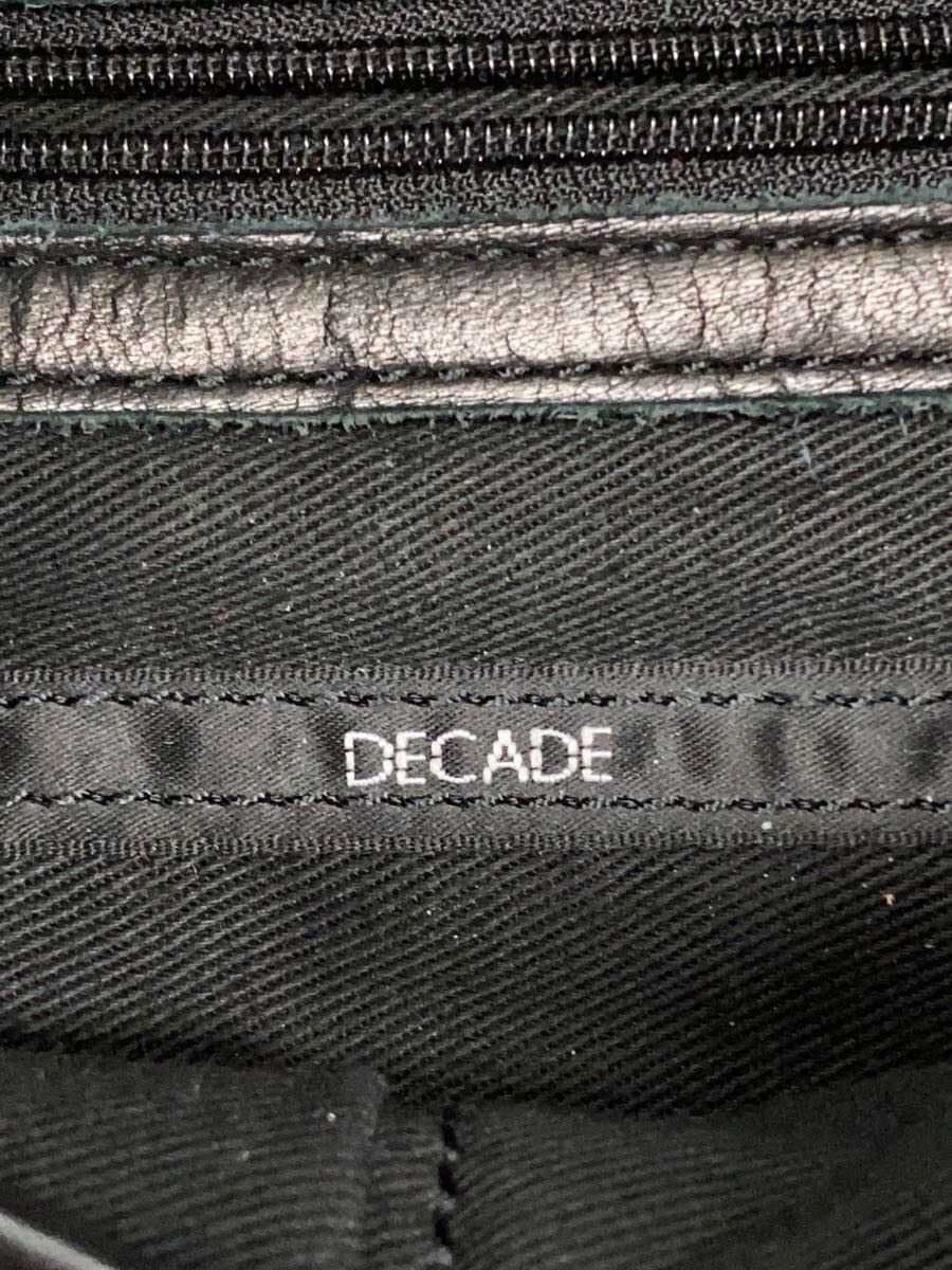 DECADE Shoulder Bag Leather BLK Solid 5