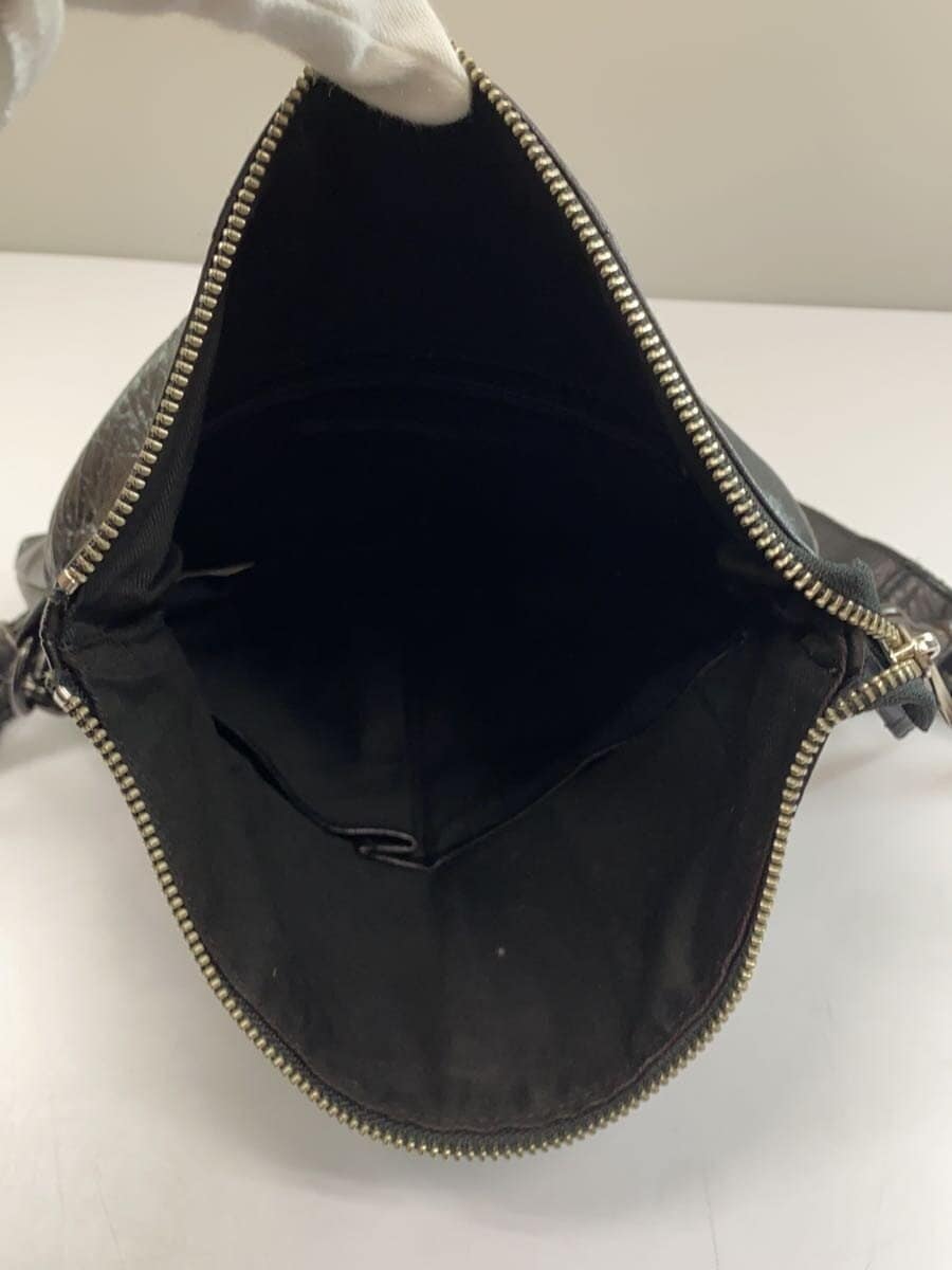 DECADE Shoulder Bag Leather BLK Solid 6