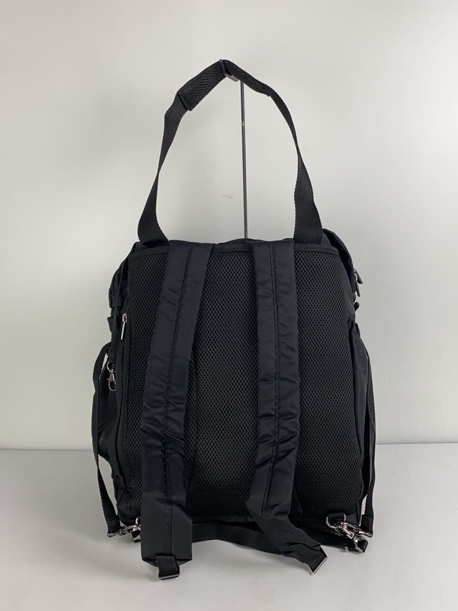 agnes b. Backpack Nylon Black Solid 3