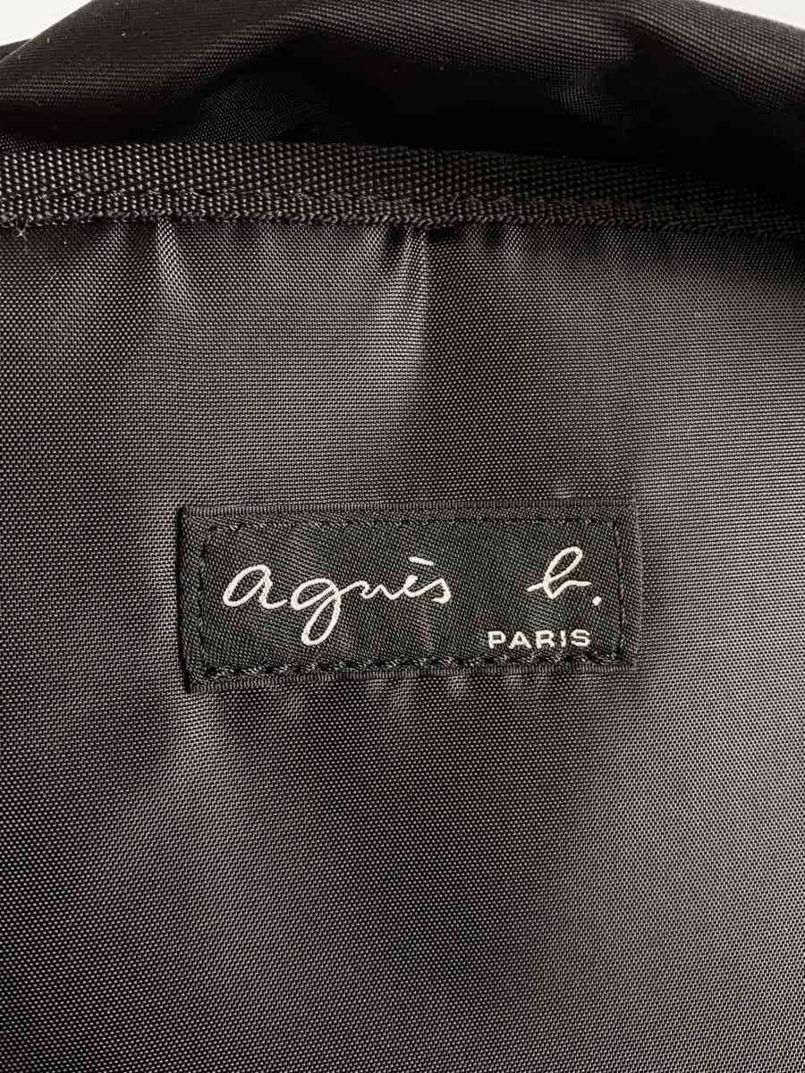 agnes b. Backpack Nylon Black Solid 5