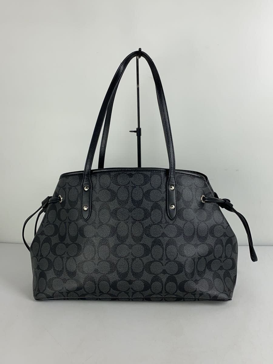 COACH Tote Bag PVC Black F57842 3