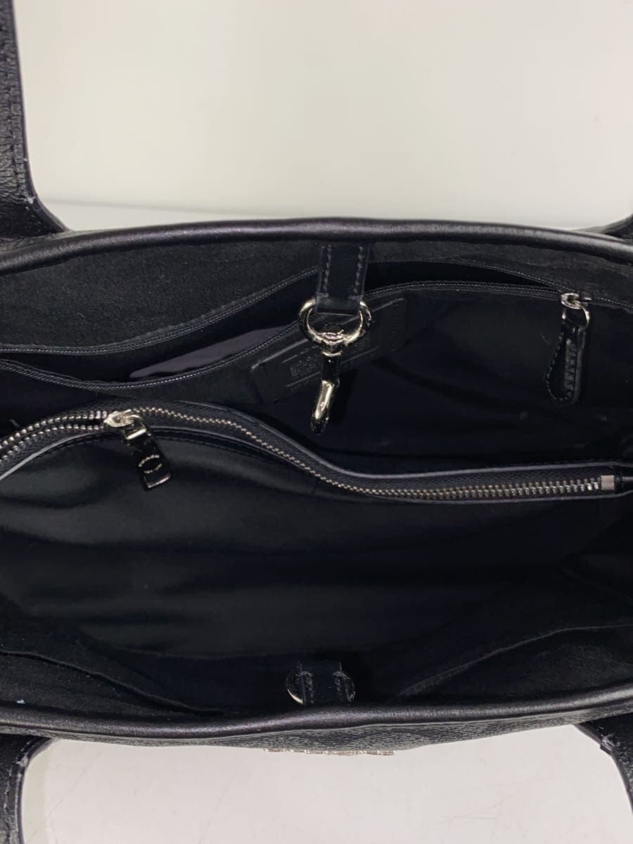 COACH Tote Bag PVC Black F57842 6